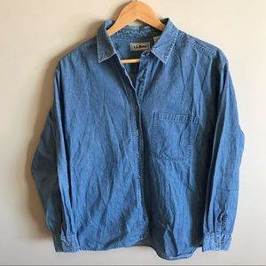 Vintage L.L. Bean denim shirt